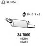 OPEL 852886 End Silencer